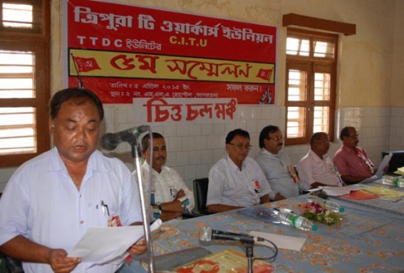 Tripura tea workers union organizes 5th annual conference